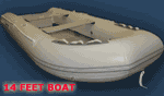 14 feet inflatable boat