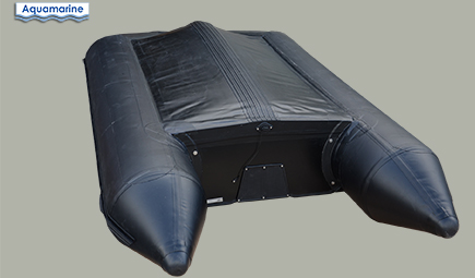 10 ft military Inflatable boat black bottom view