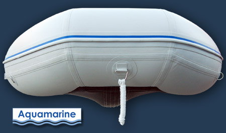 12' 6 Inflatable  boat front  view