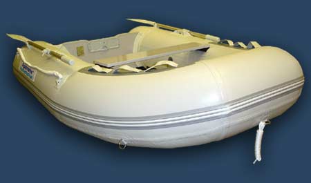 small utility inflatable PVC boat dinghy with aluminum floor