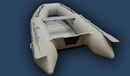 8.8 inflatable boat with aluminum floor
