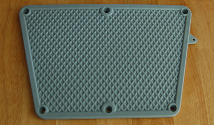 Engine mount pad for inflatable boat 