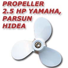 Propeller for 2.5 hp Yamaha HIdea Parsun