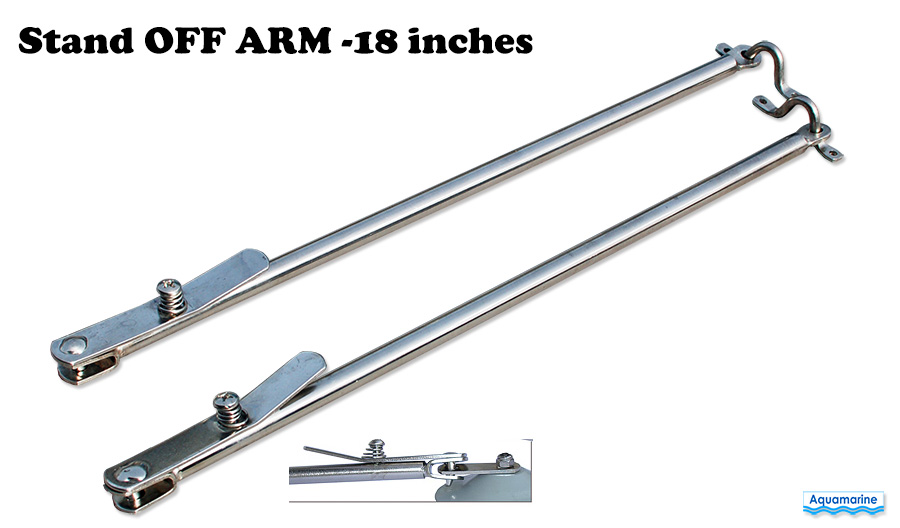 Stand off Brackets arm for inflatable boat 