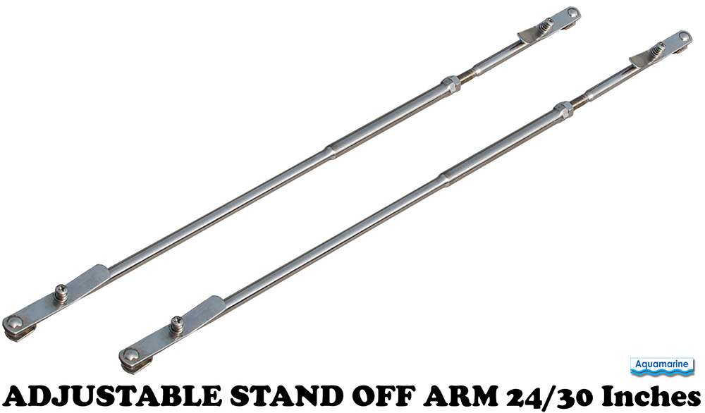 Boat Davits ADJUSTABLE STAND OFF ARM 24/30 In