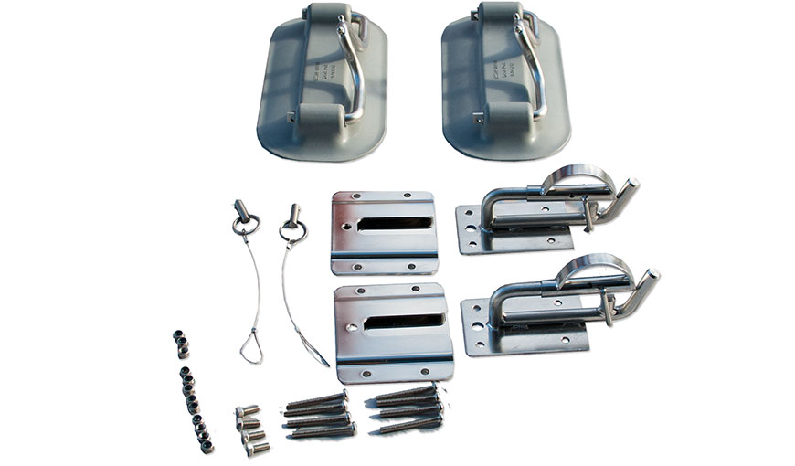 Swim Platform Davits for Inflatable boat with Quick release
