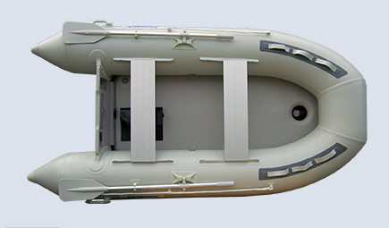 CO-Z 10 ft Inflatable Dinghy Boats with Aluminium Alloy Floor, 4 Perso