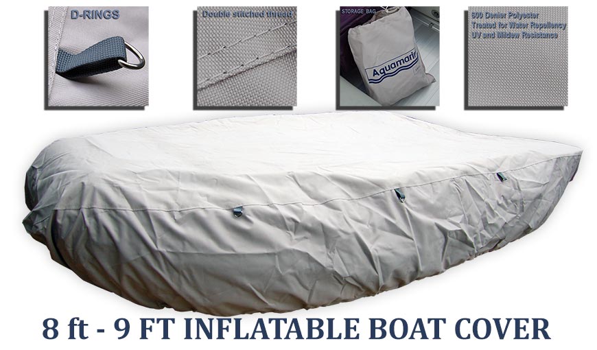8.2 - 9 boat cover w 62 inches 